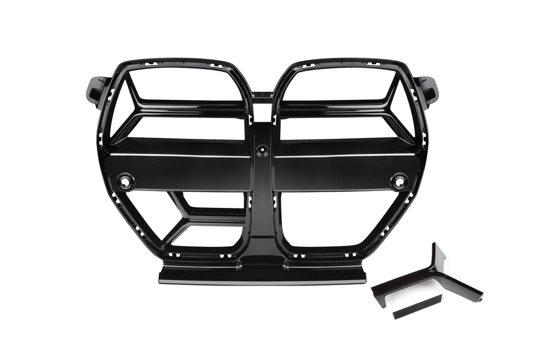 CSL Style Gloss Black Grill For BMW M3 G80 / M4 G82 / G83 20+