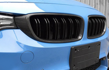 Load image into Gallery viewer, M Performance Style Kidney Grille [Dual Slats] (Carbon Fibre) for BMW  M3 / 4 Series / M4  - 2013-20
