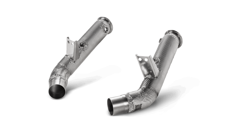 Alfa Romeo Giulia (2016-2024) Quadrifoglio Akrapovic w/o Cat Downpipe Set (SS)
