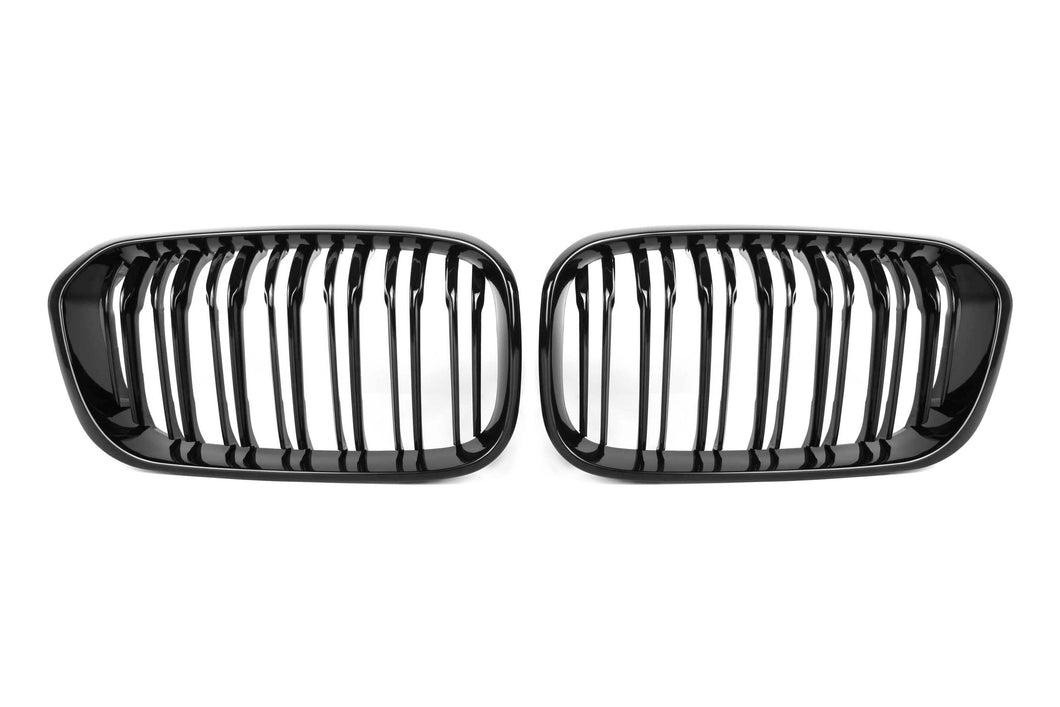 M Performance Style Gloss Black Grill (Dual Slat) For BMW 1 Series F20 15-19