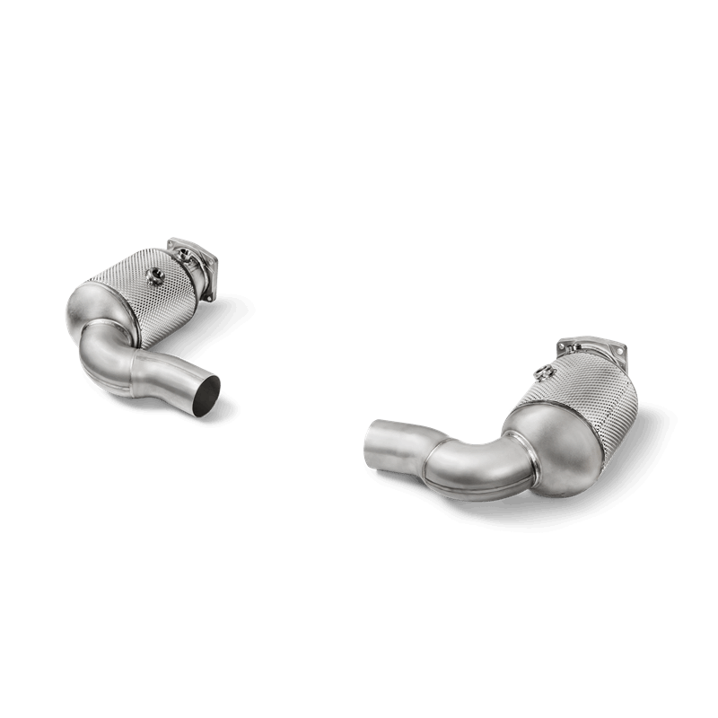 Porsche 991.2 Turbo / Turbo S (2016-2019) Akrapovic Link Pipe Set w Cat (SS)