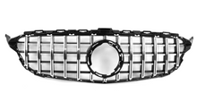 Load image into Gallery viewer, AMG Panamericana Style Grille for Mercedes C Class (AMG Line) C205/W205 19-22 - Silver
