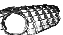 Load image into Gallery viewer, AMG Panamericana Style Grille for Mercedes C Class (AMG Line) C205/W205 19-22 - Silver
