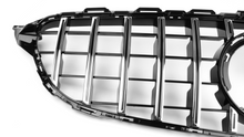 Load image into Gallery viewer, AMG Panamericana Style Grille for Mercedes C Class (AMG Line) C205/W205 19-22 - Silver
