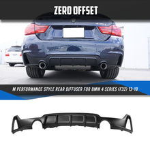 Load image into Gallery viewer, M Performance Style Rear Diffuser for BMW 4 Series (F32) 13-19

