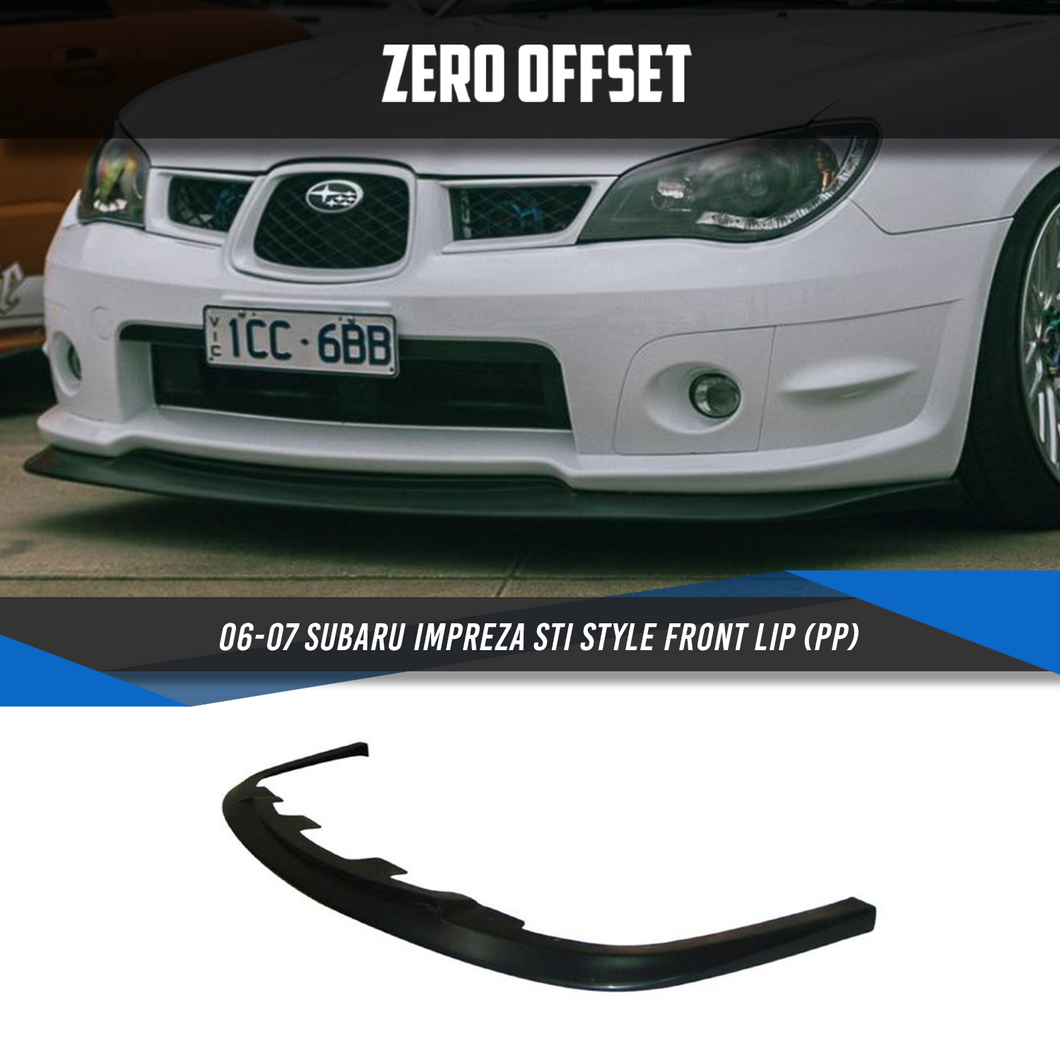 STI Style Front Lip for 06-07 Subaru Impreza