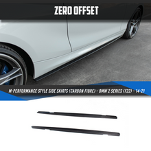 Load image into Gallery viewer, M-Performance Style Side Skirts (Carbon Fibre) for BMW 2 Series (F22) - 14-21
