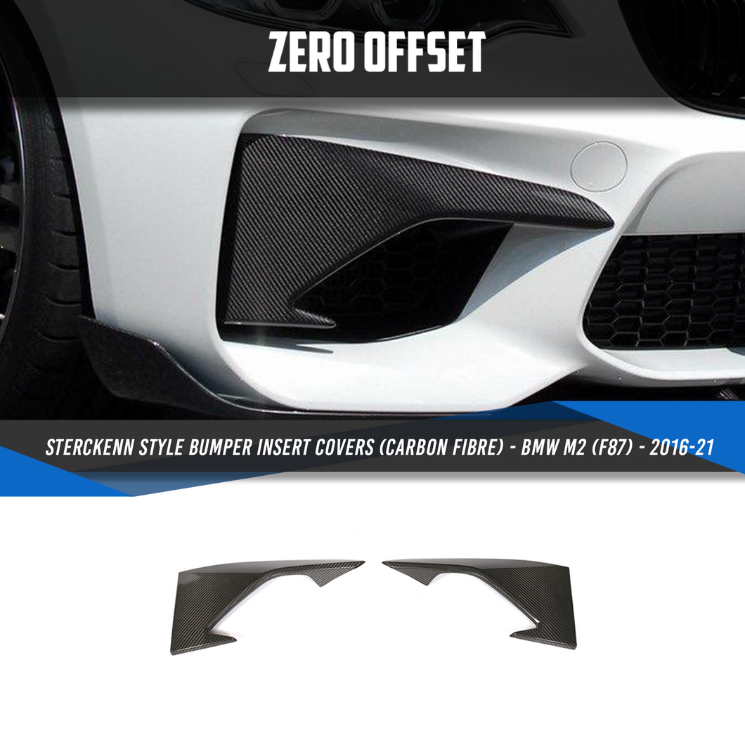 Sterckenn Style Bumper Insert Covers (Carbon Fibre) for BMW M2 (F87) - 2016-21