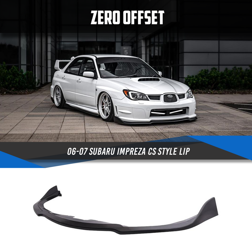 CS Style Front Lip for 06-07 Subaru Impreza WRX/STI