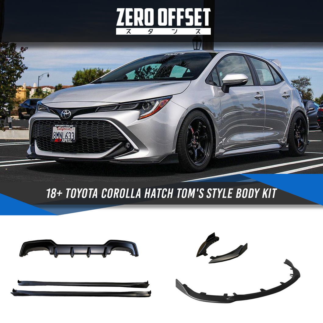 Tom's Style Body Kit for 18+ Toyota Corolla Hatch