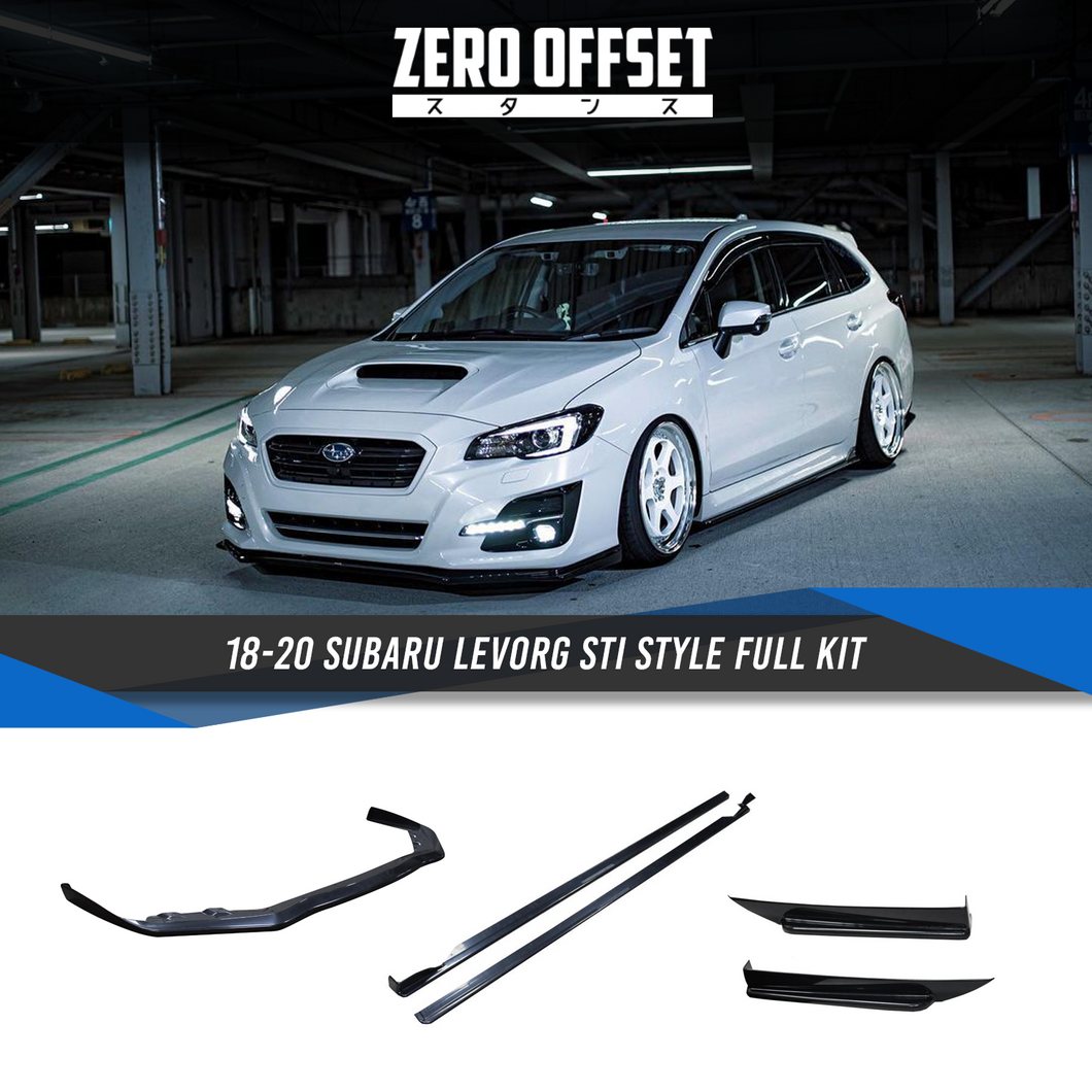 STI Style Full Kit for 18-21 Subaru Levorg (Standard Front Bumper)