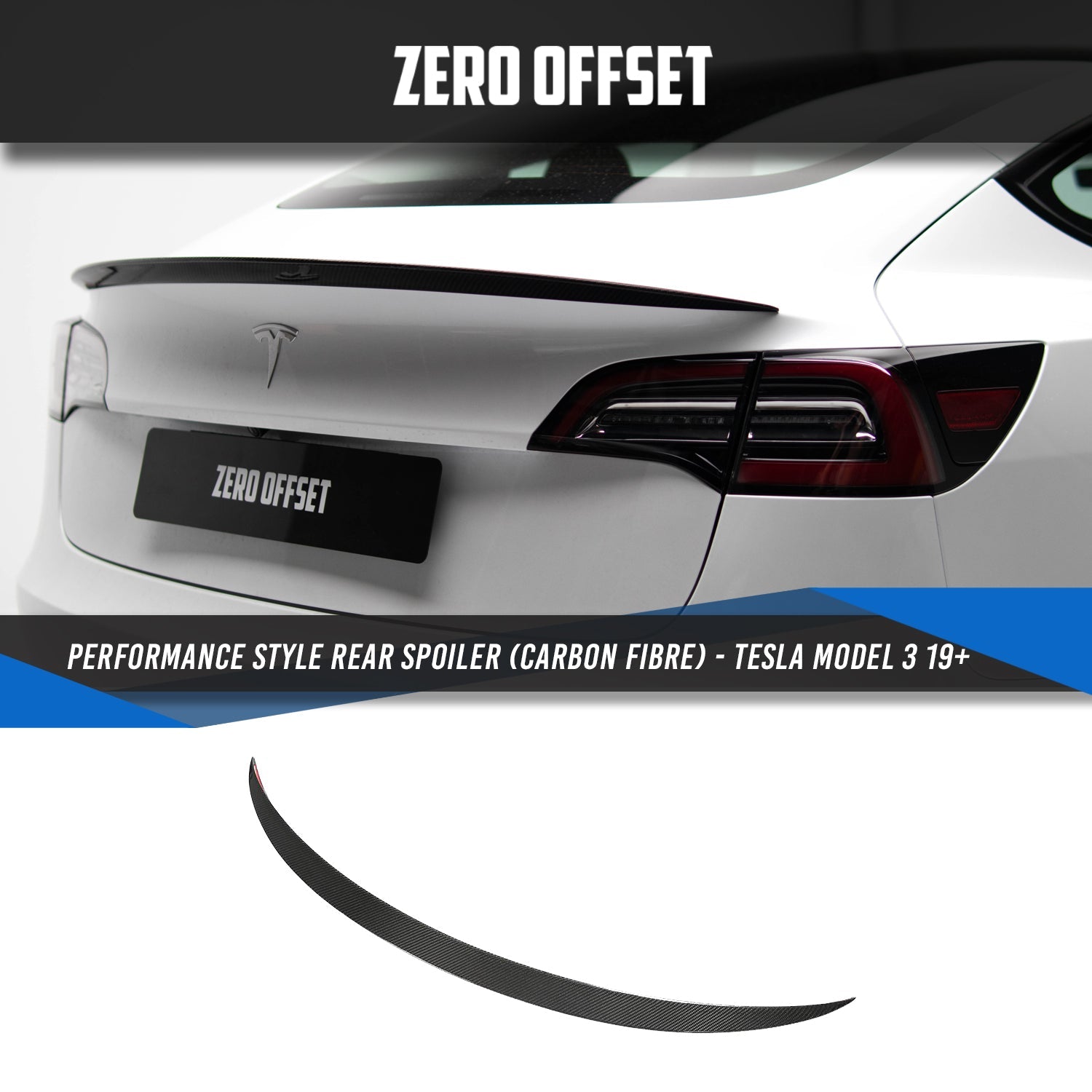 Load image into Gallery viewer, Performance Style Rear Spoiler (Carbon ...