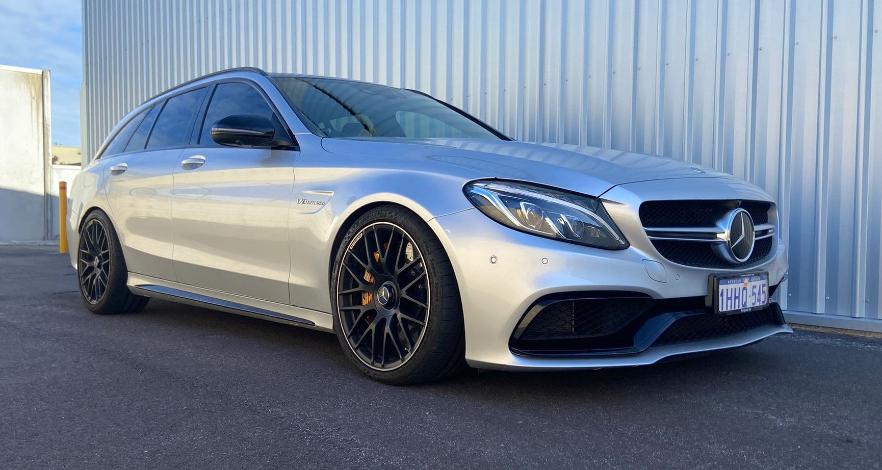 Mercedes Benz C63S 2015 2023 W205 Sedan Wagon H R Sport Lowering Spr Euro Flow