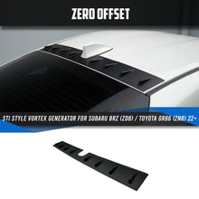 Load image into Gallery viewer, STI Style Vortex Generator for Subaru BRZ (ZD8) / Toyota GR86 (ZN8) 22+
