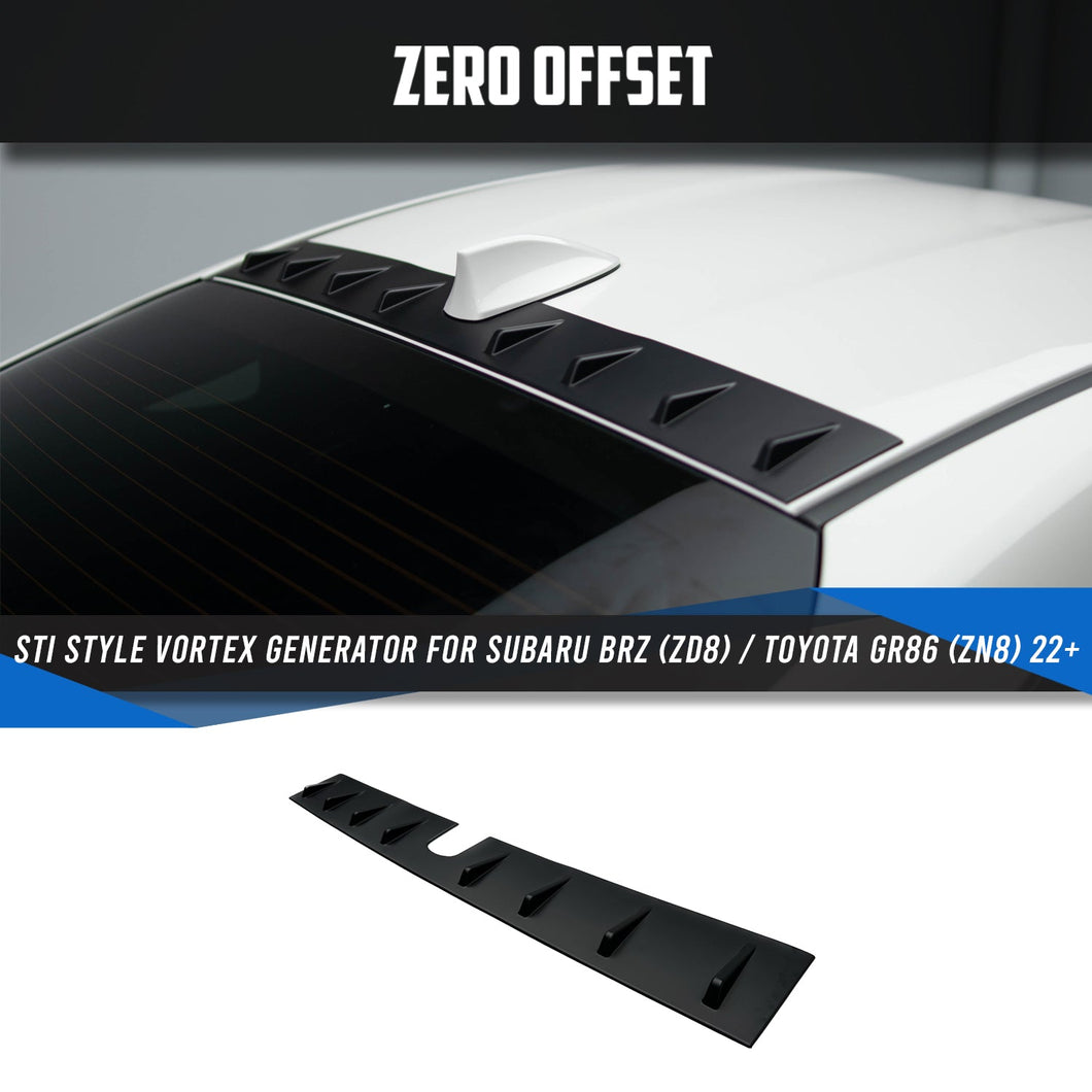 STI Style Vortex Generator for Subaru BRZ (ZD8) / Toyota GR86 (ZN8) 22+