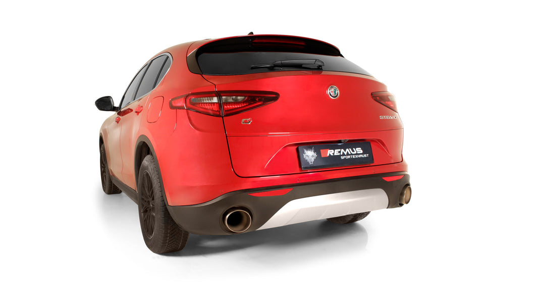 Cat-Back Racing  Exhaust Alfa Romeo Stelvio Q4 Remus Exhaust system