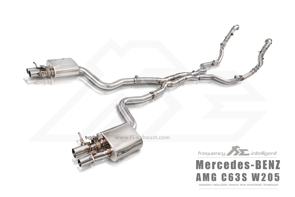 Valvetronic Exhaust System for Mercedes Benz AMG C63S W205 4.0TT M177 14-21